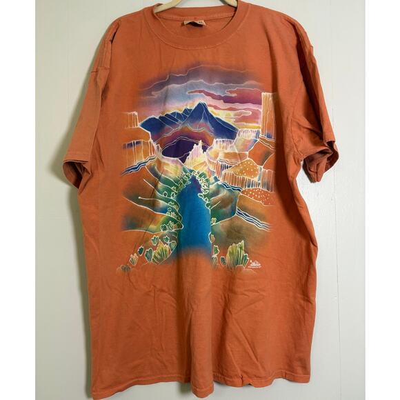 The Mountain 2004 Harriet Peck Taylor Canyon Sunrise Watercolor XXL - Picture 1 of 5